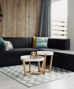 Blue accent armchair