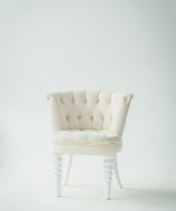 Exotic pink velvet armchair